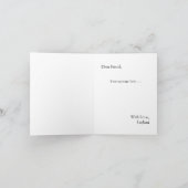 Invitation Proposition de la fête de mariage de Bouquet tropi (Intérieur)