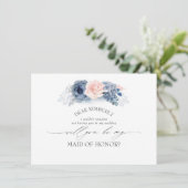 Invitation Proposition de la servante d'honneur/de la servant (Debout devant)