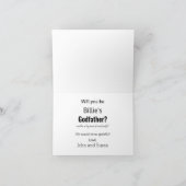 Invitation Proposition de parrain Main bébé (Intérieur)