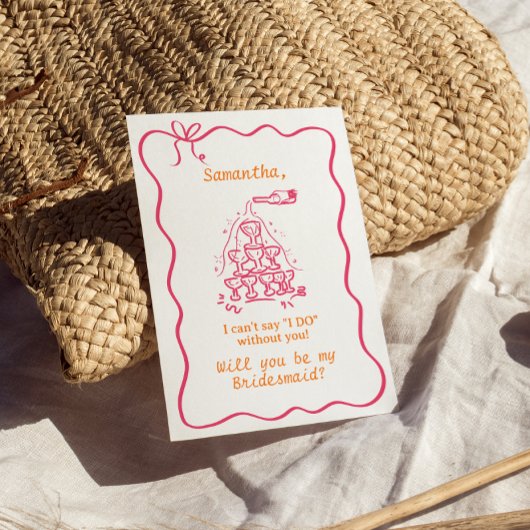 Invitation Proposition de servante de la tour de Champagne éc