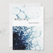 Invitation Proposition du Groomsman de destination nautique b (Devant)