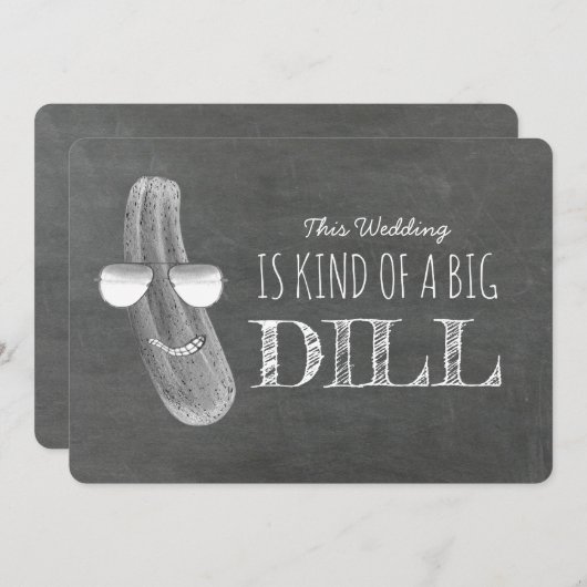 Invitation Proposition d'une bonne servante de Big Dill (Devant / Derrière)