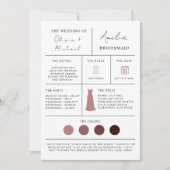 Invitation Proposition d'une servante d'accueil moderne et ca (Devant)