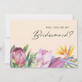 Invitation Proposition d'une servante de la Pêche Florale Tro (Devant)