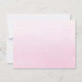 Invitation Proposition d'une servante d'État Burlap Pink Peon (Dos)