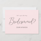 Invitation Proposition d'une servante d'information rose Invi (Devant)