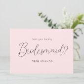 Invitation Proposition d'une servante d'information rose Invi (Debout devant)