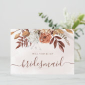 Invitation Proposition d'une servante pour les fleurs de feui (Debout devant)