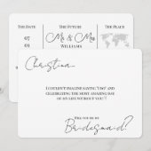 Invitation Proposition et fiche détaillée de la femme de ména (Devant / Derrière)