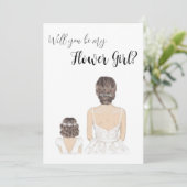 Invitation Proposition Flower Girl (Debout devant)