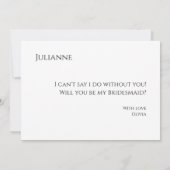 Invitation Proposition minimale d'aide-mémoire de script (Dos)