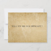 Invitation Proposition officielle humoristique : Unique 'Mari (Dos)