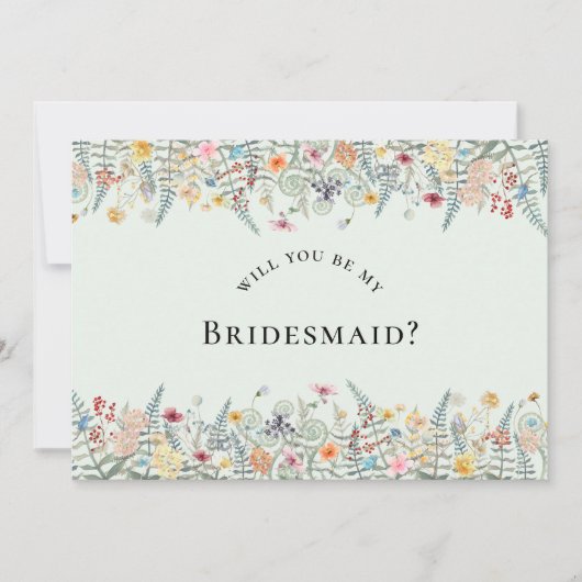 Invitation Proposition simple de la ménagère verte de la Monn (Devant)