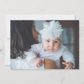 Invitation Proposition simple de parrain pour photo (Dos)