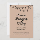 Invitation Propre | le café est mon langage de l'a (Devant)