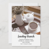 Invitation prospectus du restaurant brunch (Devant)