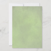 Invitation Protea fleurs pampas herbe sauge vert mariage (Dos)