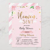 Invitation providentielle de bébé (Devant / Derrière)