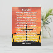 Invitation Psalm 23 Célébration de la vie au coucher du solei (Debout devant)