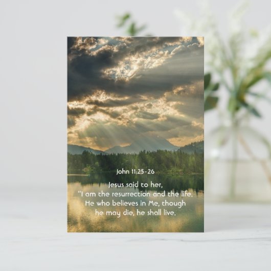 Invitation Psalm 48:14 Scripture Celebration of Life Service (Debout devant)