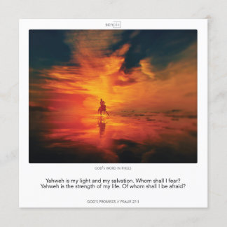 Invitation Psaume 27:1 GOD'S PROMISES SCRIPIX