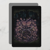 Invitation Psilocybe Allenii (Devant / Derrière)