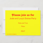 Invitation Psy-cat-delic 'You're Invited' (Dos)