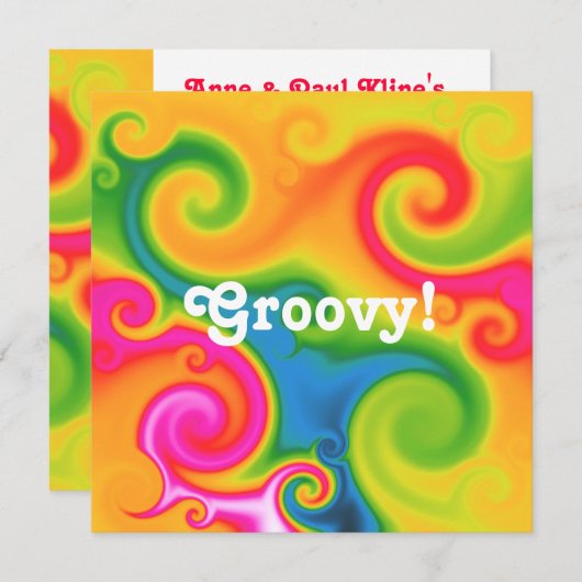 Invitation Psychédélique (Devant / Derrière)