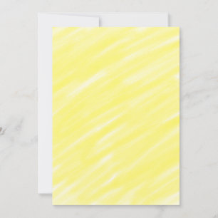 Invitation publicité jaune pastel personnalisée couleur unie
