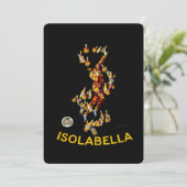 Invitation Publicité Liqueur Leonetto Cappiello Isolabella (Debout devant)