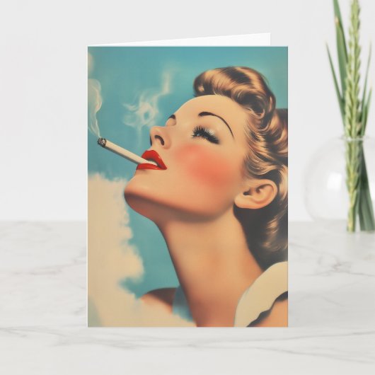 Invitation Publicité vintage pour le glamour (Devant)