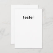Invitation publié en 3e vue (Devant / Derrière)