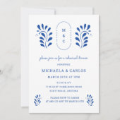 Invitation Puebla Style Dîner de répétition mexicaine Invitat (Devant)