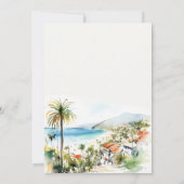 Invitation Puerto Vallarta Mexico Scape Wedding Anniversary  (Dos)