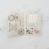 Invitation Puerto Vallarta Mexico Wedding Passport Invite (Intérieur)