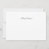 Invitation Puffin de Noël personnalisable (Dos)