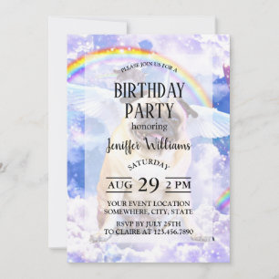 Invitation Pug unicorn