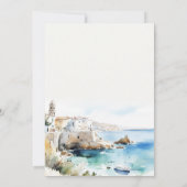 Invitation Puglia, Italy Watercolor Landscape Wedding (Dos)