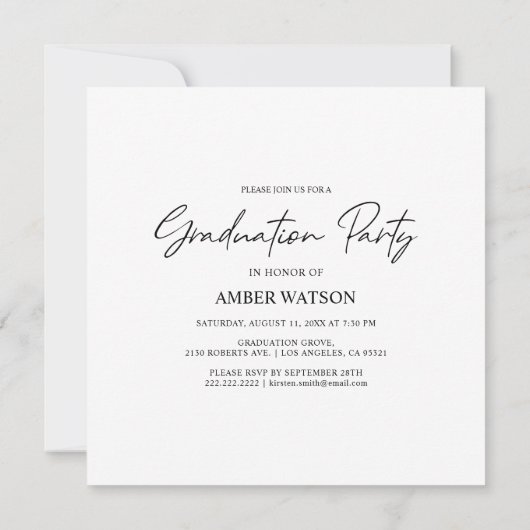 Invitation Puis Et Maintenant | 2 Diplôme d'infirmière photo (Dos)