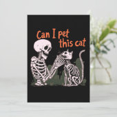 Invitation Puis-Je Animer Ce Chat ? Conception pour Amoureux (Debout devant)