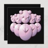 Invitation puissance du panda (Devant / Derrière)