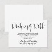 Invitation Puits de mariage rustique (Devant / Derrière)