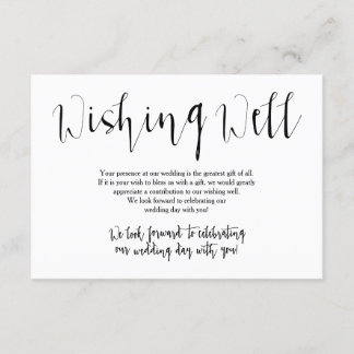 Invitation Puits de vœux de mariage rustique