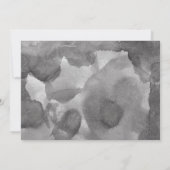 Invitation Puits de vœux de mariage Typographie Calligraphie  (Dos)