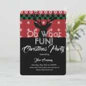 Invitation Pull de Noël Cerf Pull Moche  (Debout devant)