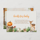 Invitation Pumpkin Books For Baby (Devant / Derrière)