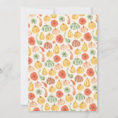 Invitation Pumpkin Gourd Autumn Baby Shower (Dos)