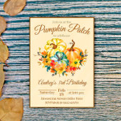 Invitation Pumpkin Patch Birthday