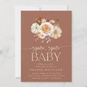 Invitation Pumpkin Spice All in One Baby Shower (Devant)
