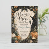 Invitation Pumpkins & Potions Anniversaire Halloween (Debout devant)